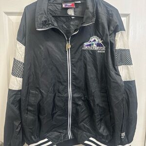Pro Player Black and White Windbreaker Jacket
